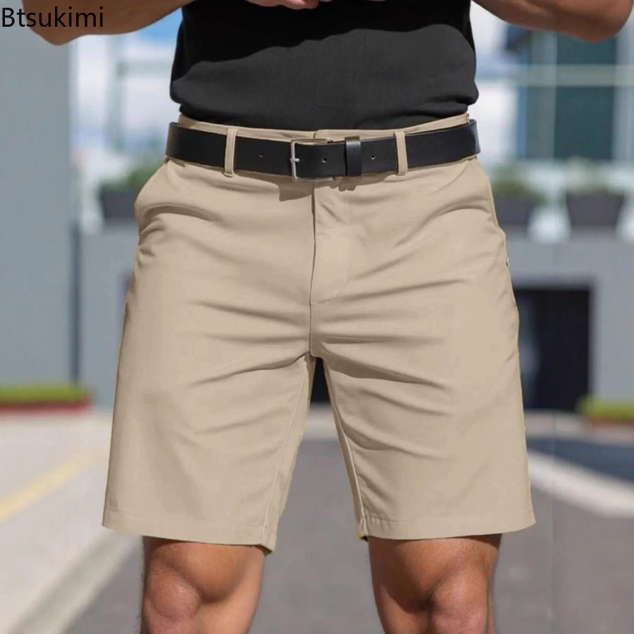Shorts Chino Slim - Sommer Neue Herren Einfarbige Schmale Chino-Shorts