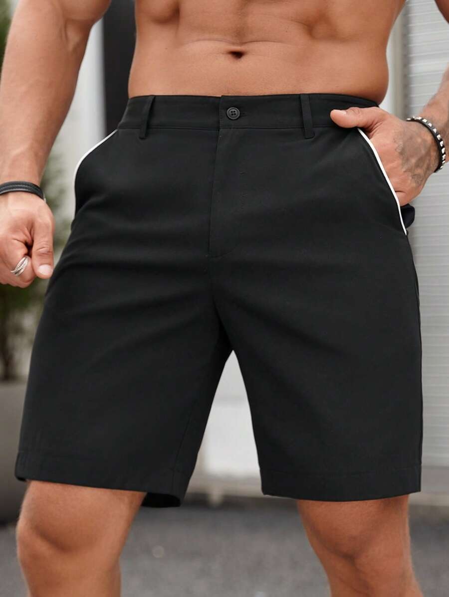 Shorts Chino Slim - Herren Mode Slim Fit Chino-Shorts Klassische