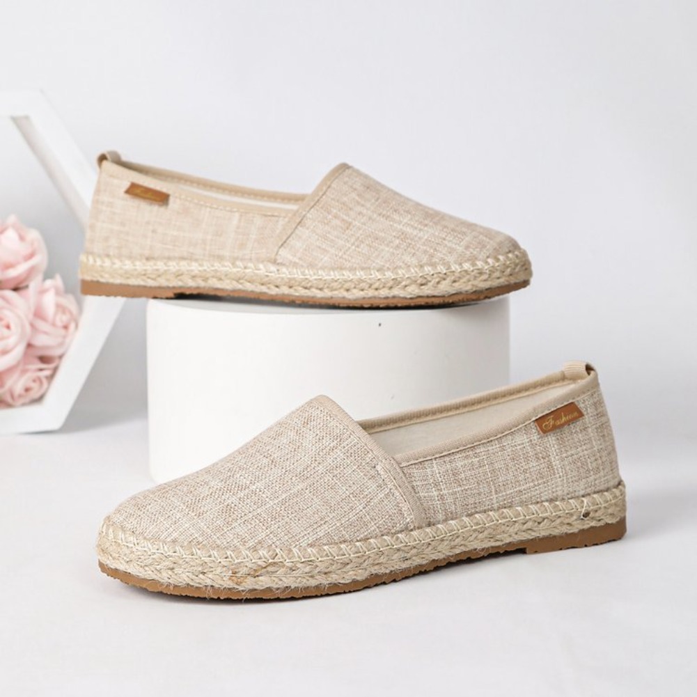 Espadrille Slip On - 2026 Sommer Bequeme Canvas Flache Schuhe