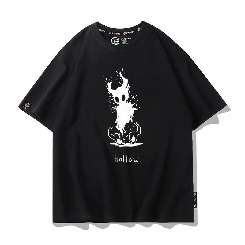Tee Graphic Print - Hollow Knight Sommer-T-Shirt mit kurzen Ärmeln
