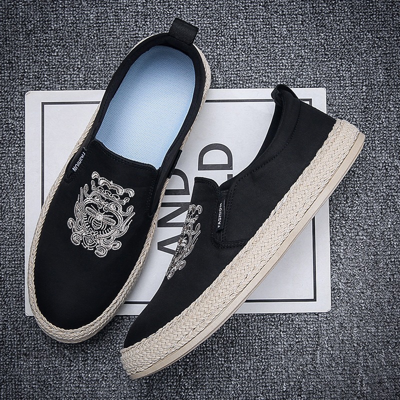 Schwarze atmungsaktive Schuhe  – Espadrille Slip On Bewertung und Preis