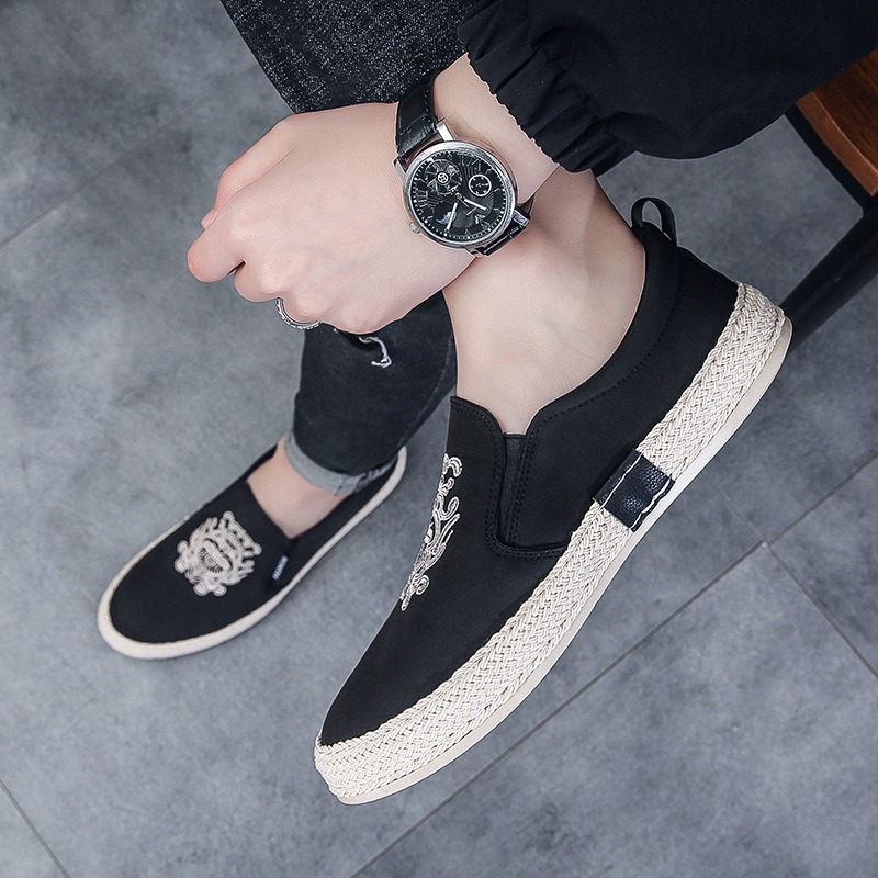 Schwarze atmungsaktive Schuhe  – Espadrille Slip On Bewertung und Preis