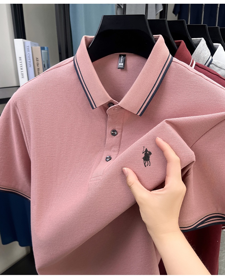Sommerliches gestreiftes Poloh – Polo Shirt Pique Bewertung und Preis