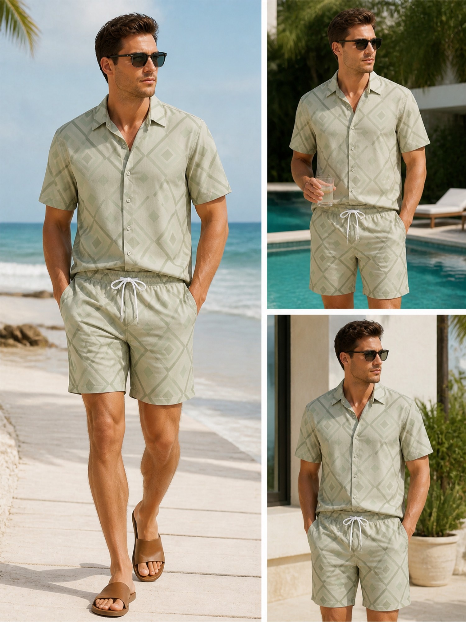 Herren-Set mit Blumenmuster: K – Resort Shirt Floral Bewertung und Preis