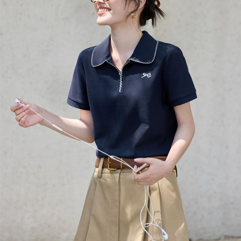 Figurbetontes Damen-T-Shirt mi – Polo Shirt Pique Bewertung und Preis