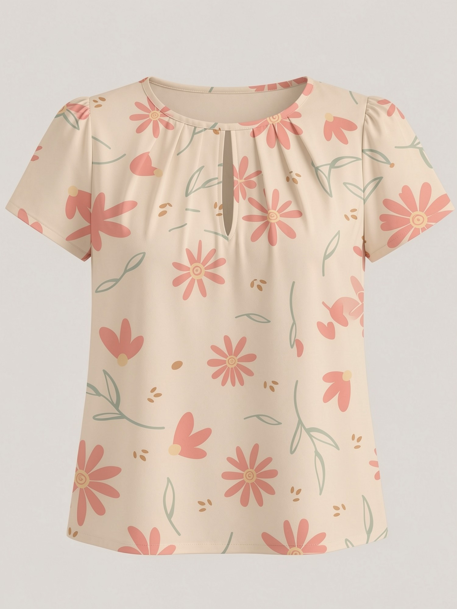 2026 Neues Damen-Rundhals-T-Sh – Resort Shirt Floral Bewertung und Preis