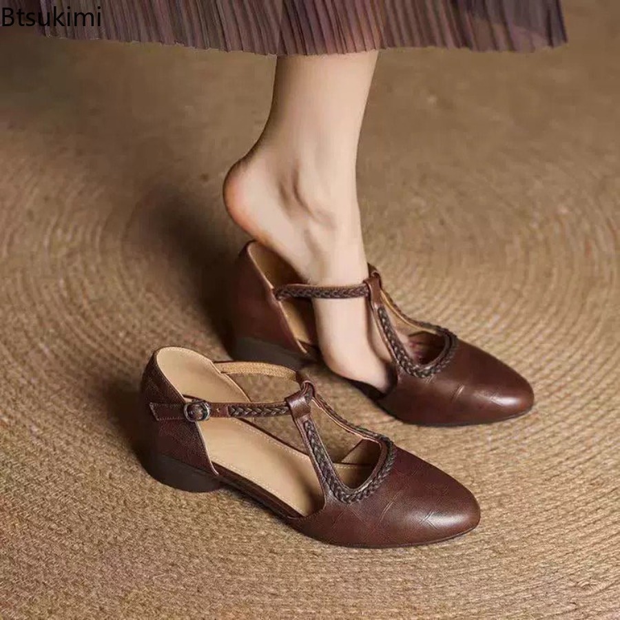 Neue Sommer-Damen-Pumps im Ret – Casual Sandal Leather Bewertung und Preis