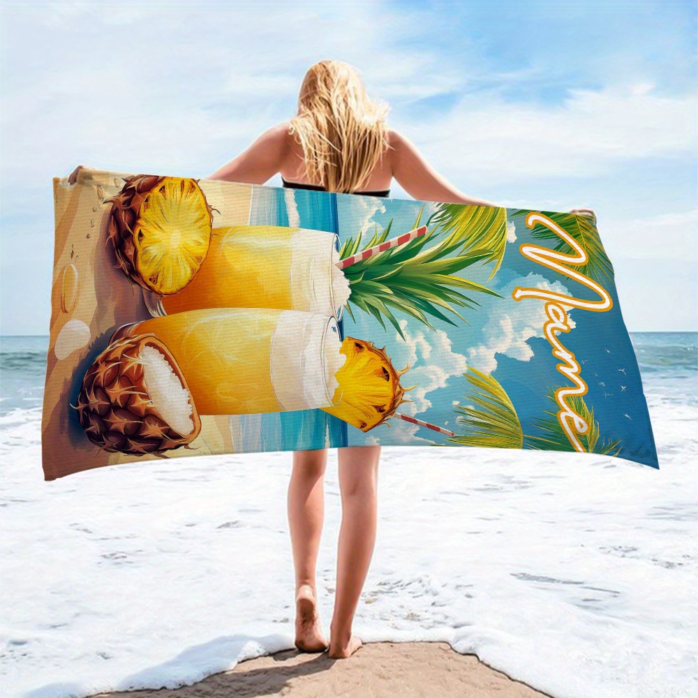 1 Stück Personalisiertes Stran – Beach Towel Large Bewertung und Preis