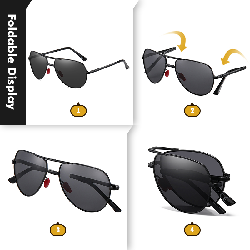 CoolPandas Mode Klapp Sonnenbr – Sunglasses Aviator Polarized Bewertung und Preis