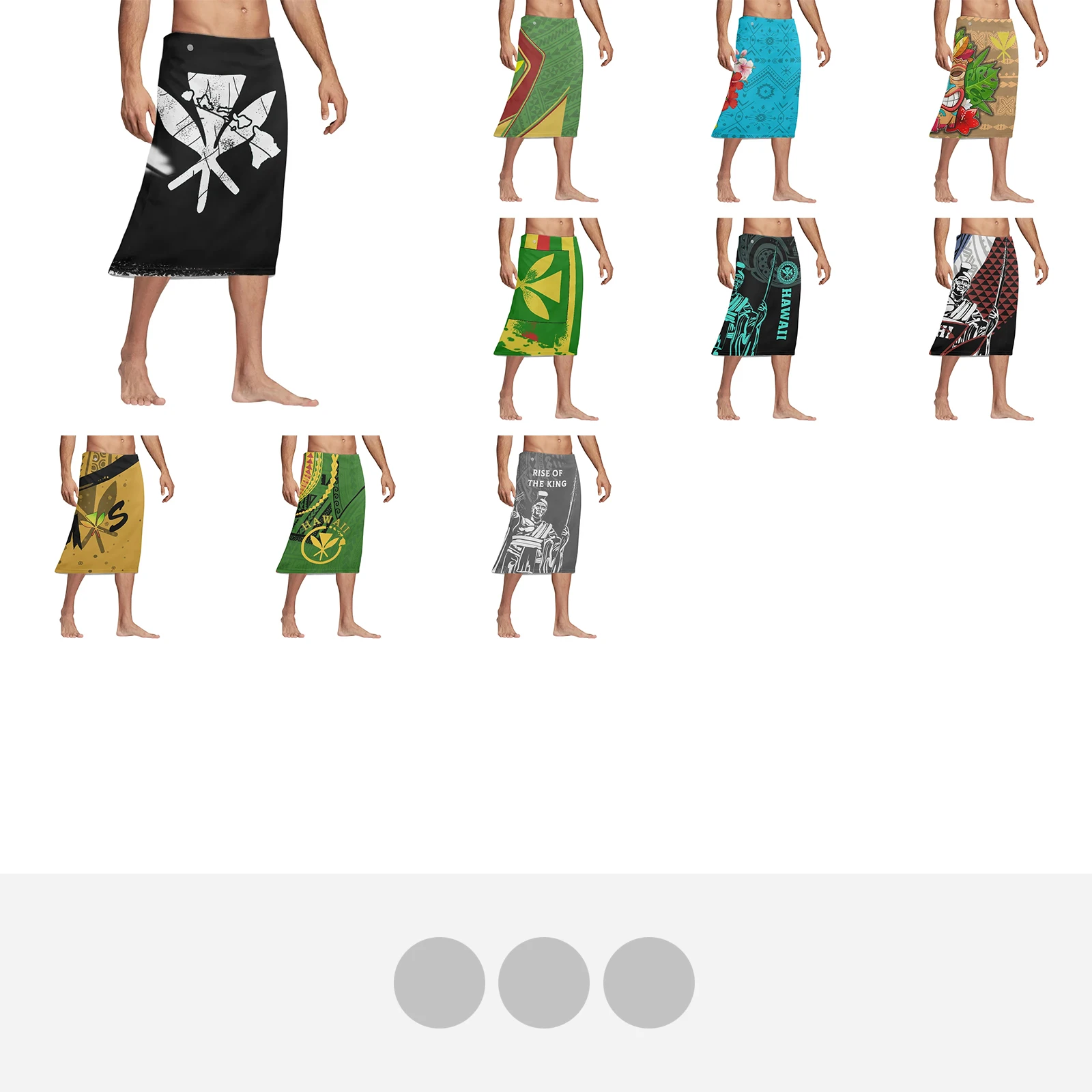 Polynesische Stammes-Tattoo-Dr – Sarong Men Wrap Bewertung und Preis