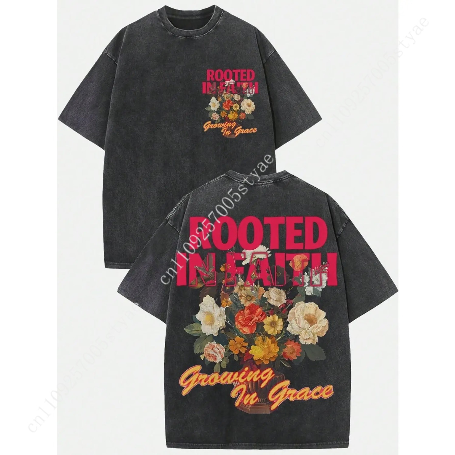 Damen Vintage Gewaschenes 230g – Tee Graphic Print Bewertung und Preis