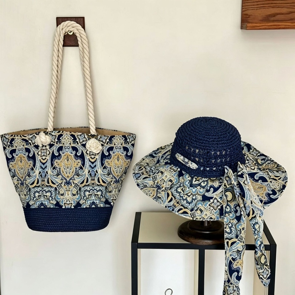 Boho Strohhut und Strandtasche – Bucket Hat Straw Bewertung und Preis