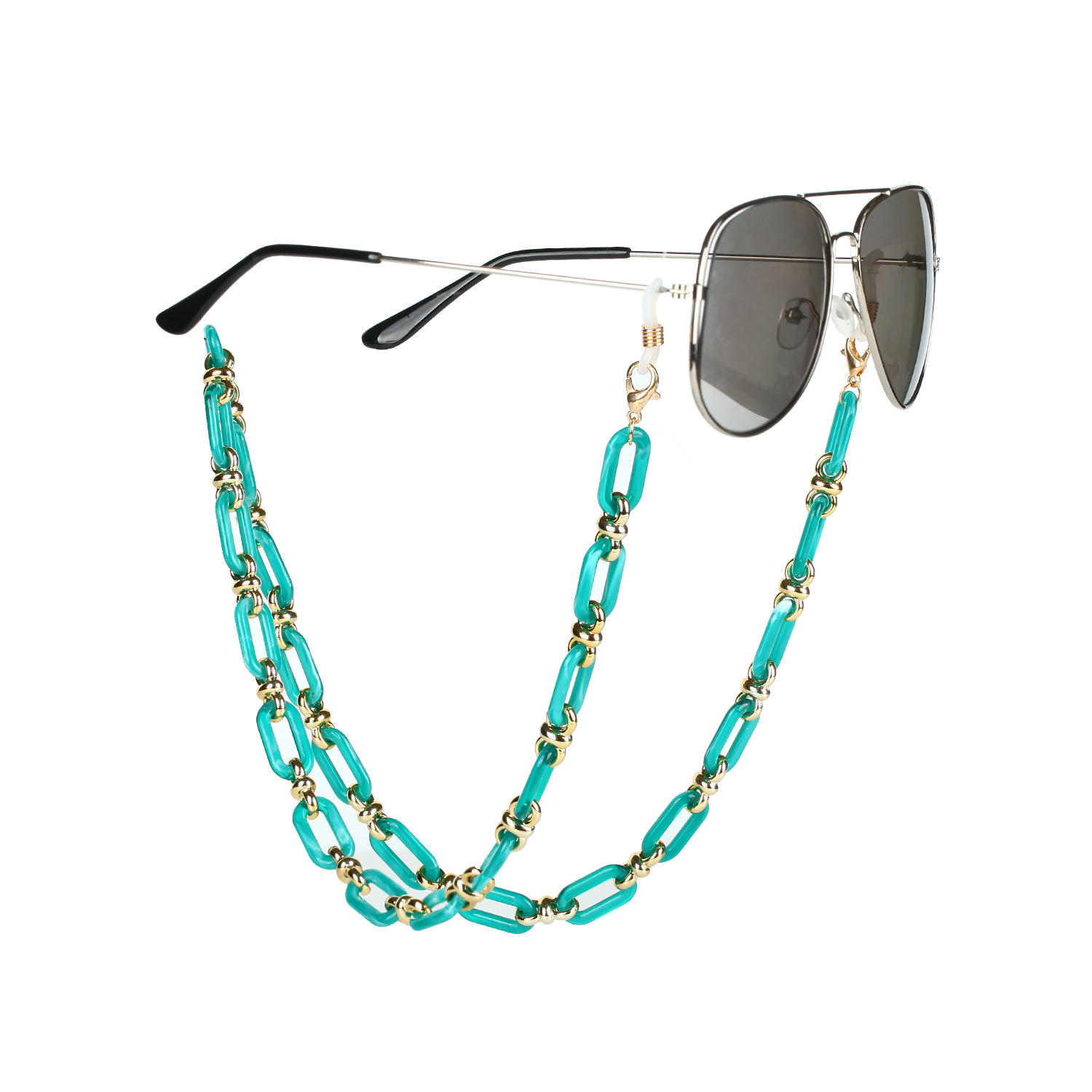 Bernsteinfarbene Acryl-Knopfke – Sunglass Retainer Cord Bewertung und Preis
