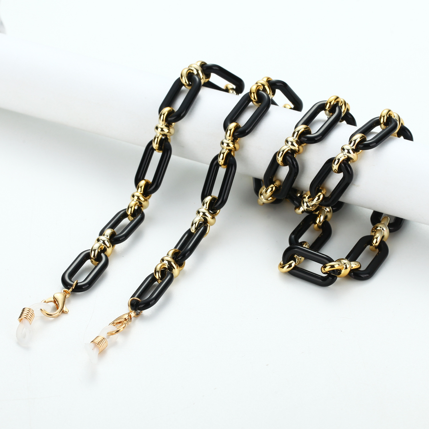 Bernsteinfarbene Acryl-Knopfke – Sunglass Retainer Cord Bewertung und Preis