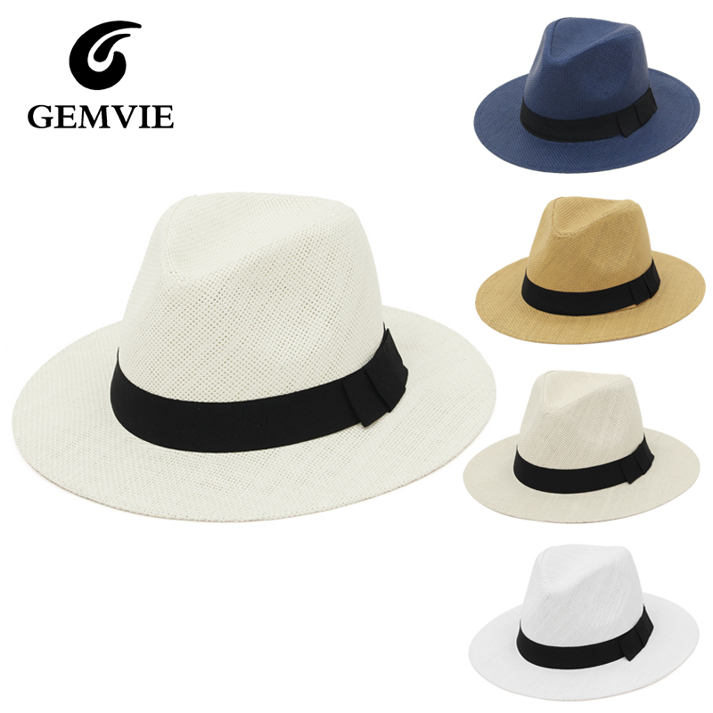 Sommer-Strohhut Panama-Stil fü – Bucket Hat Straw Bewertung und Preis