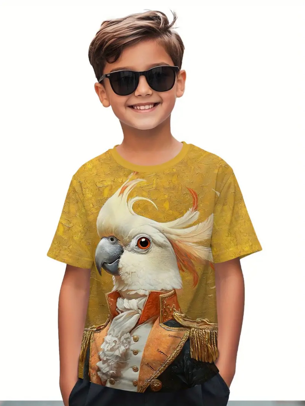 Kinder T-Shirt mit Tropischem  – Tee Graphic Print Bewertung und Preis