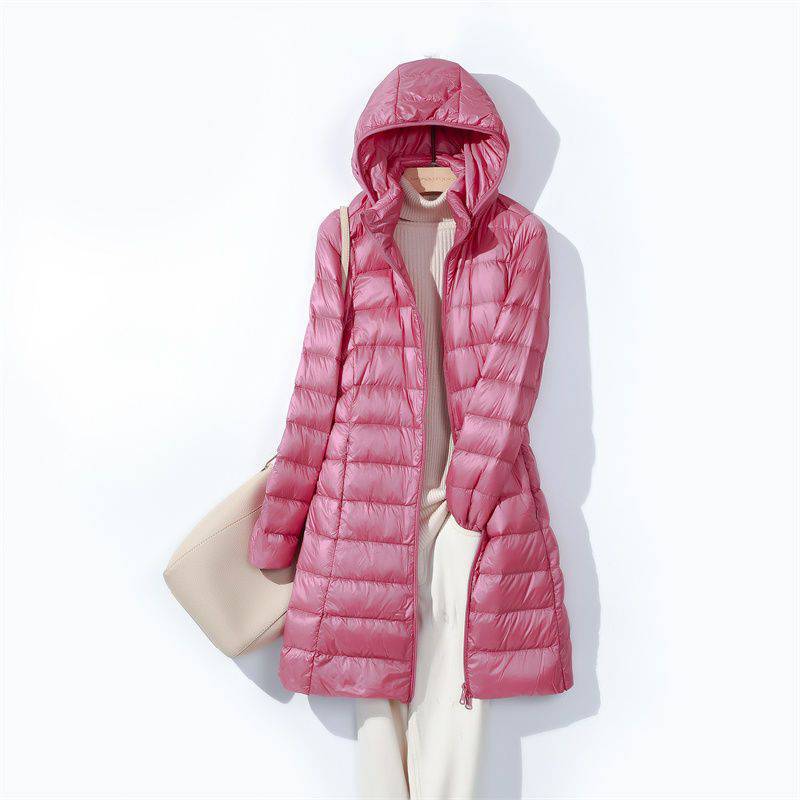 Frauen lange Puffer Jacken 202 – Packable Hat Nylon Bewertung und Preis
