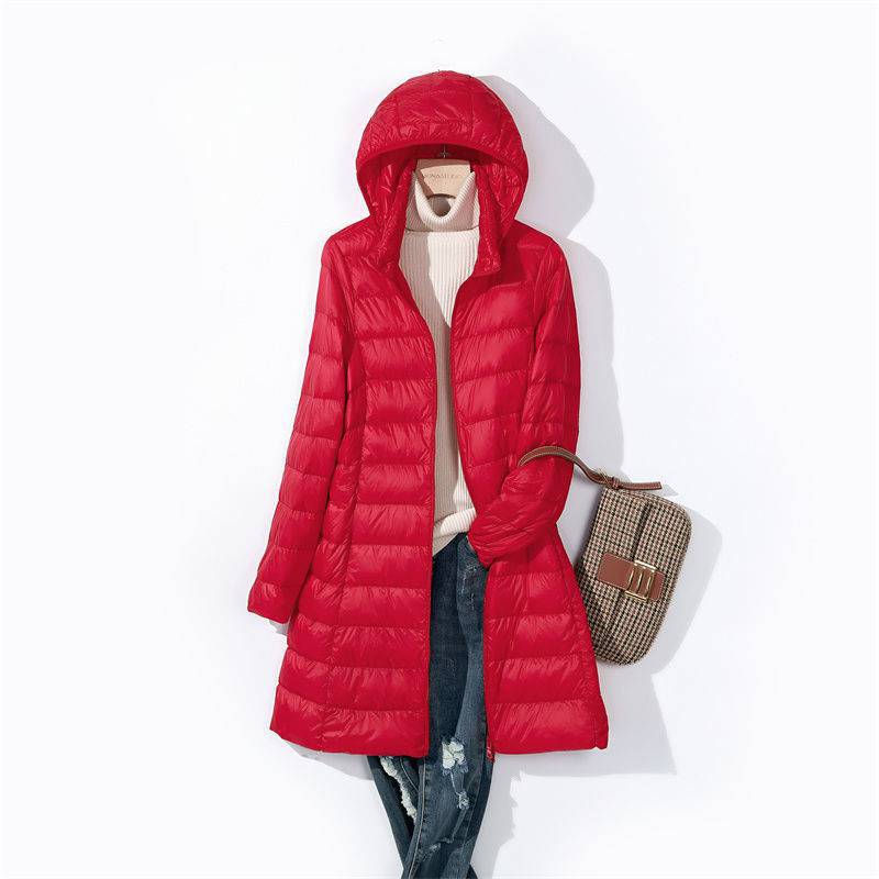 Frauen lange Puffer Jacken 202 – Packable Hat Nylon Bewertung und Preis