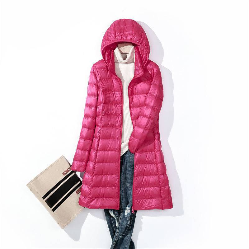 Frauen lange Puffer Jacken 202 – Packable Hat Nylon Bewertung und Preis
