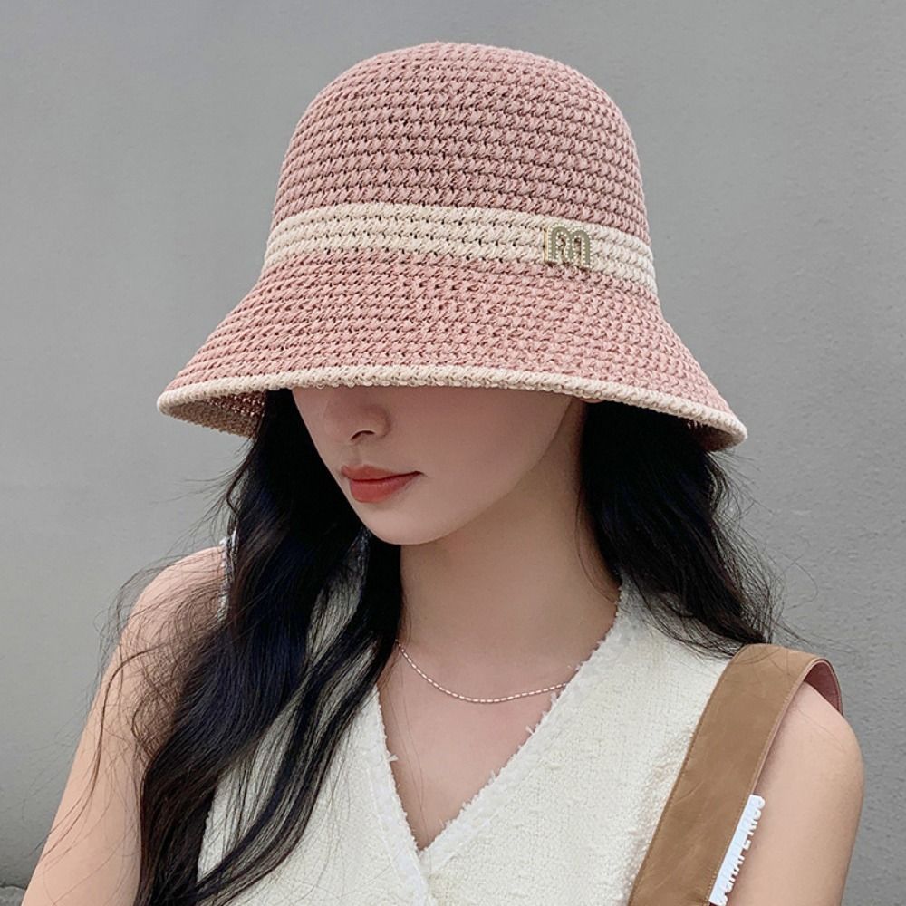 Mode Elegante Bogen Fischer Hu – Bucket Hat Straw Bewertung und Preis