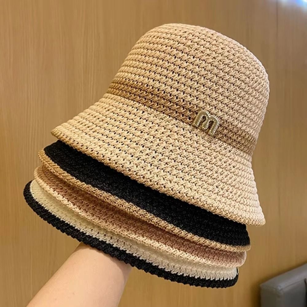Mode Elegante Bogen Fischer Hu – Bucket Hat Straw Bewertung und Preis