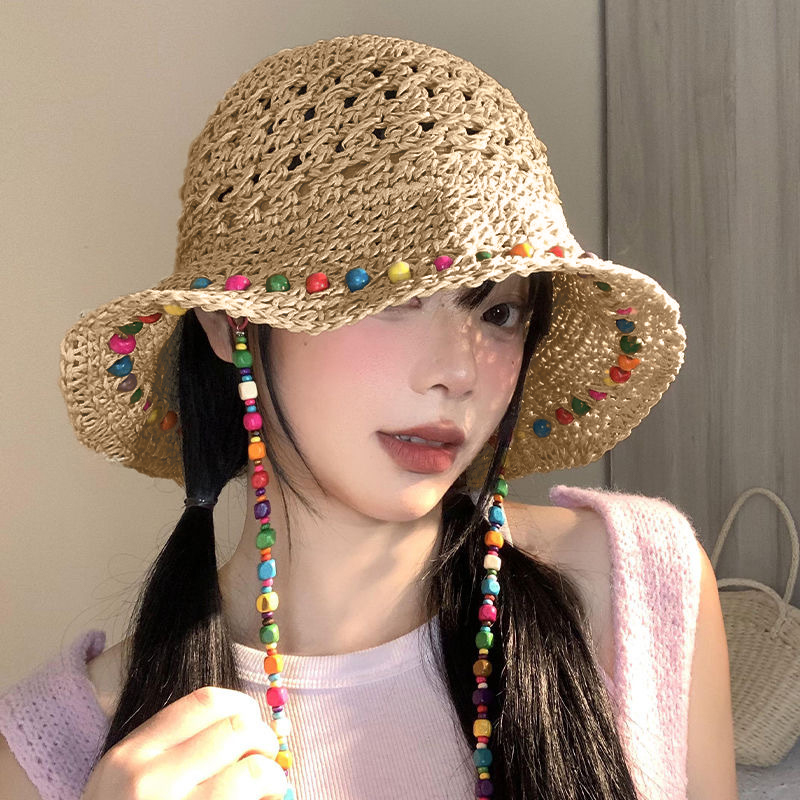 Retro Vielseitiger Hohler Stro – Bucket Hat Straw Bewertung und Preis