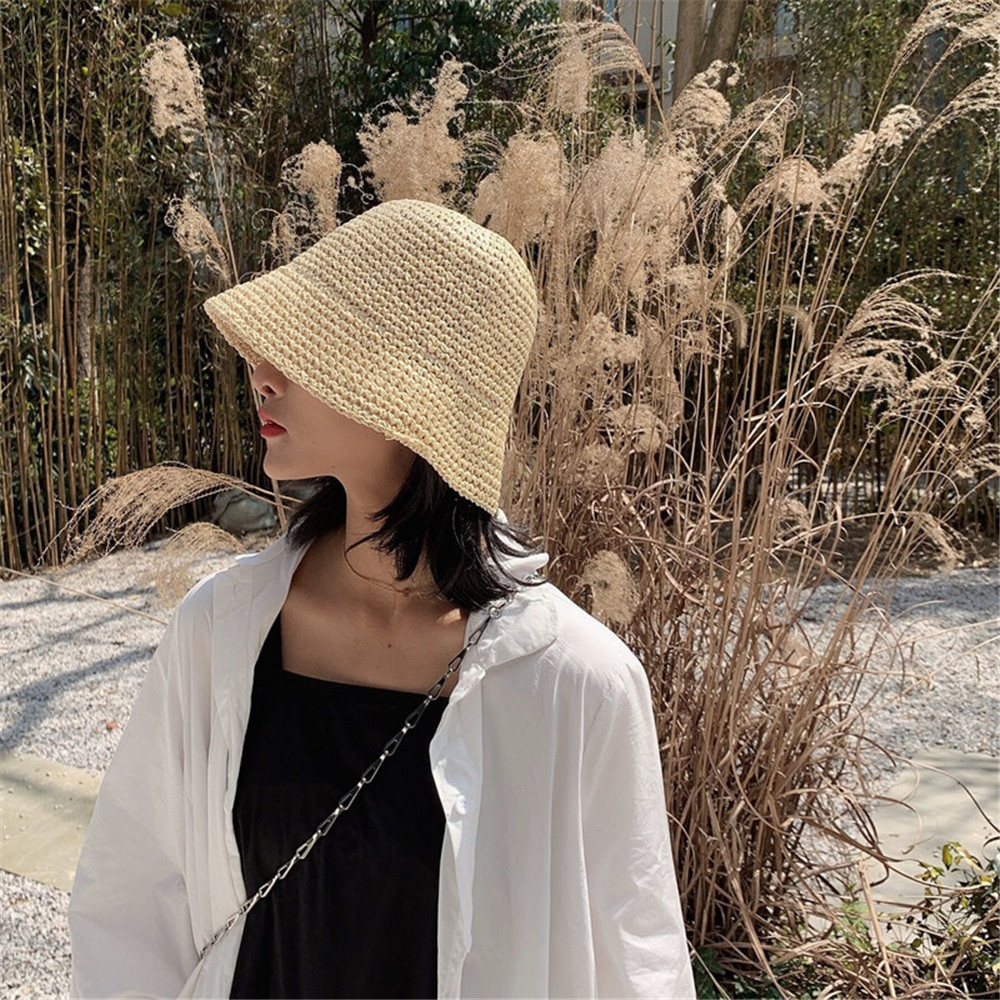 Hot Women's Fashion Summer Cap – Bucket Hat Straw Bewertung und Preis