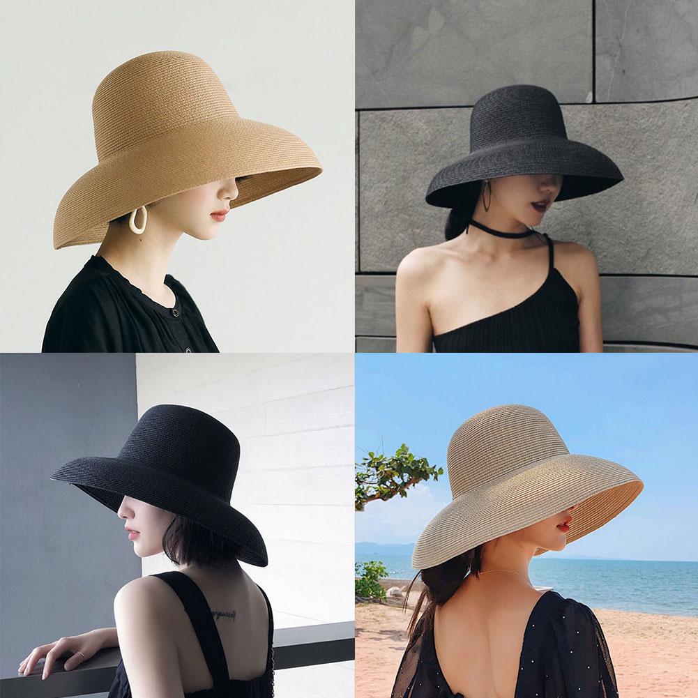 Französisch Hepburn Stil breit – Bucket Hat Straw Bewertung und Preis
