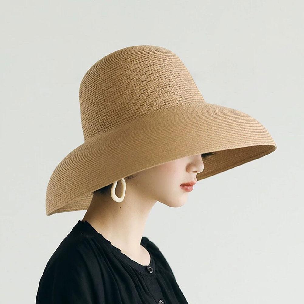 Französisch Hepburn Stil breit – Bucket Hat Straw Bewertung und Preis