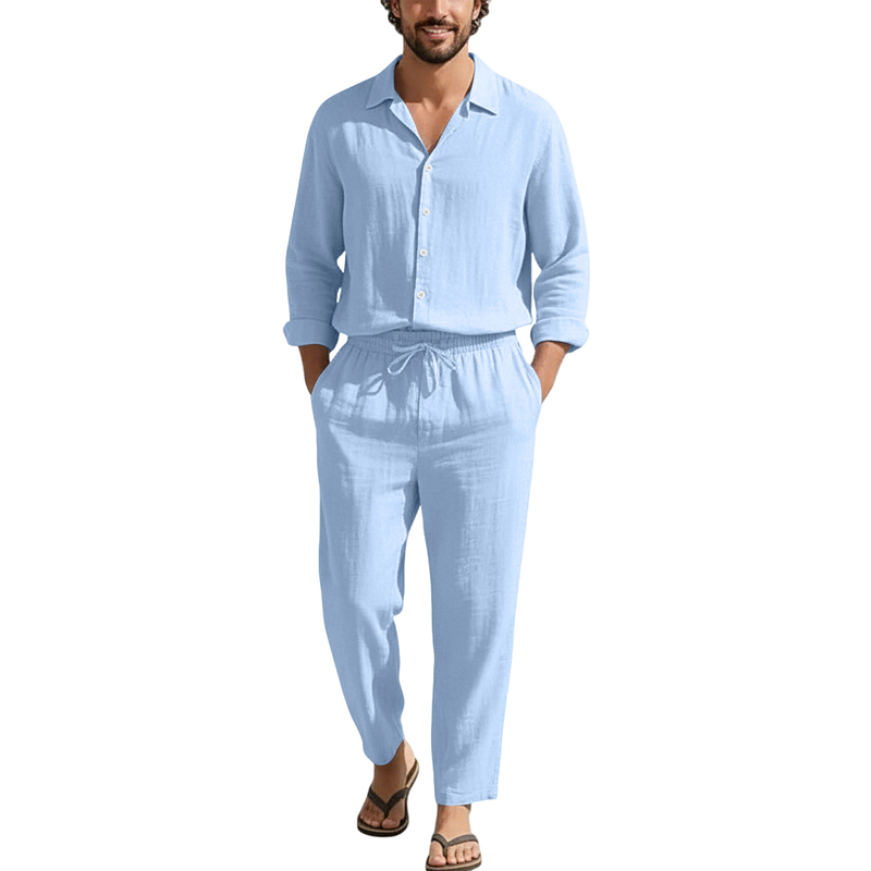 Frühling Sommer Leinen Freizei – Linen Shirt Breathable Bewertung und Preis