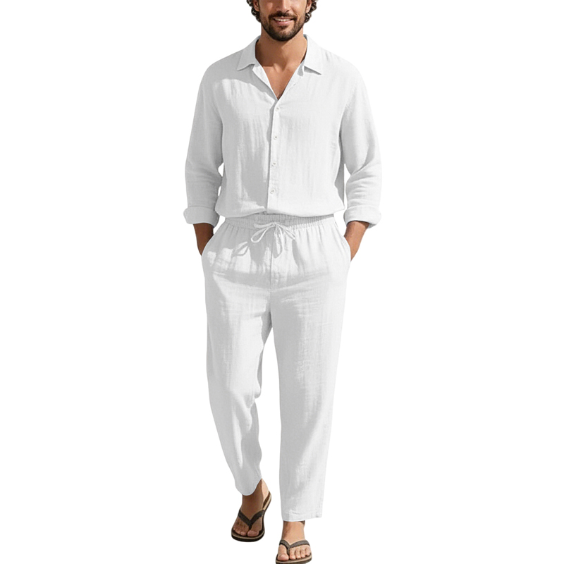 Frühling Sommer Leinen Freizei – Linen Shirt Breathable Bewertung und Preis